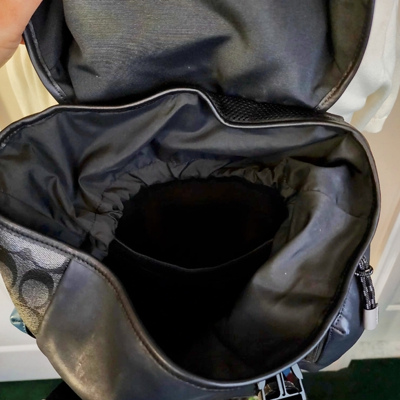 NWT Coach Ranger Backpack with Signature Canvas Pieced Patchwork - Picture 11 of 15